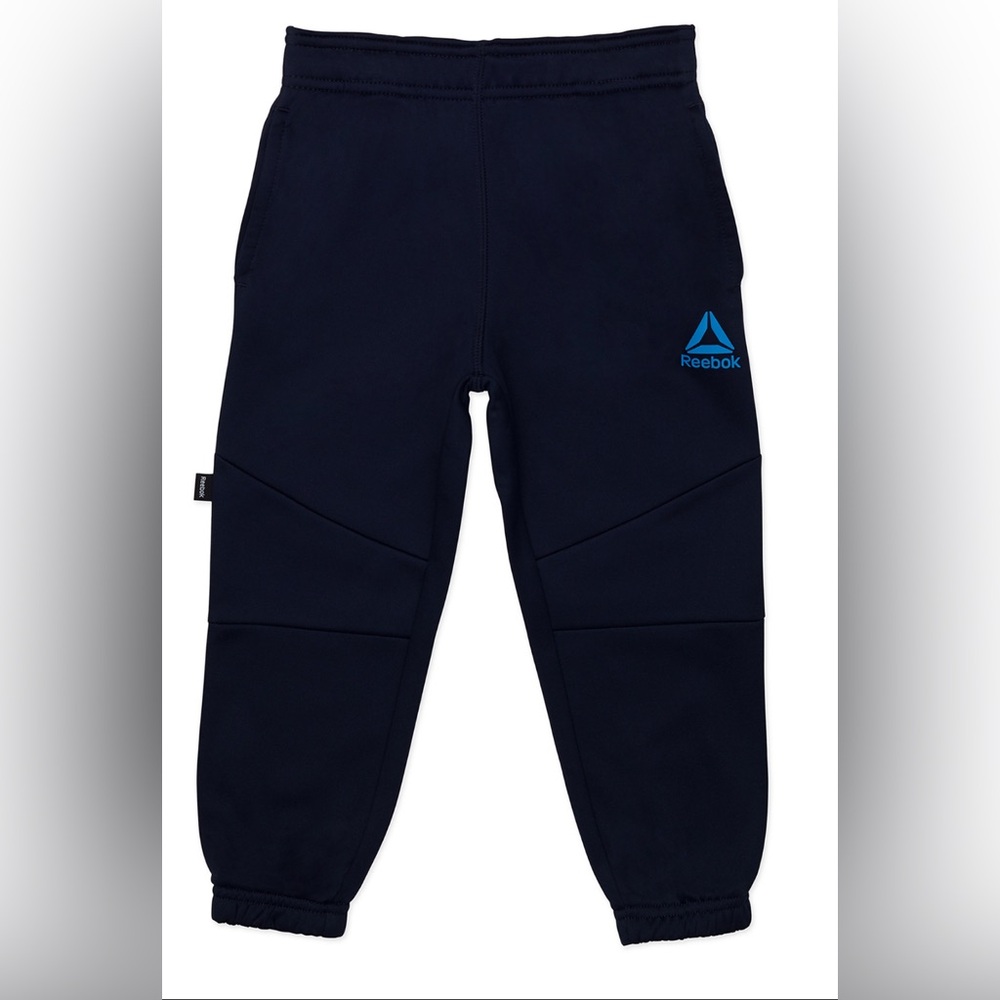 Reebok Boys Jogger Pants 3T Dark Blue Athletic Sweatpants Toddler
